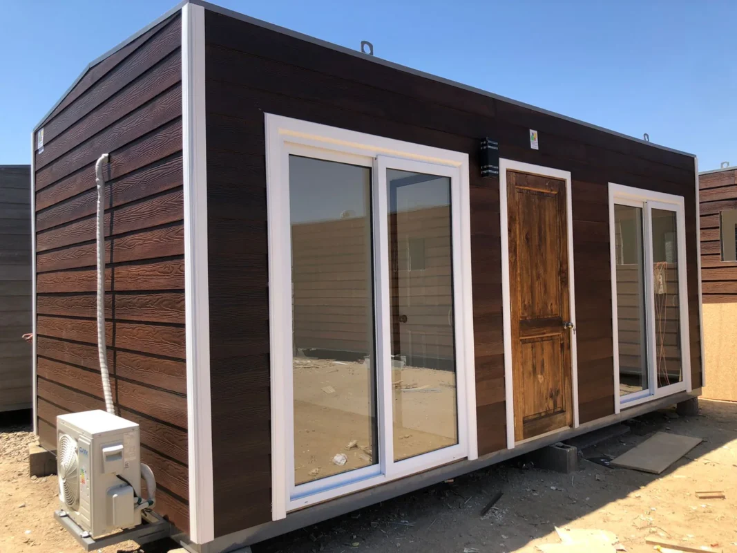 Cabaña Modular de 18 m² con 2 Dormitorios y Baño Completo